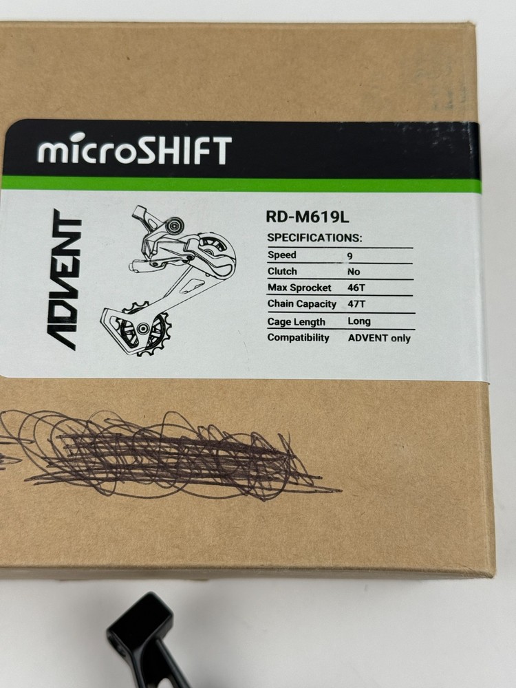 microSHIFT Advent RD-M619L Derailleur 9 Spd Long Cage