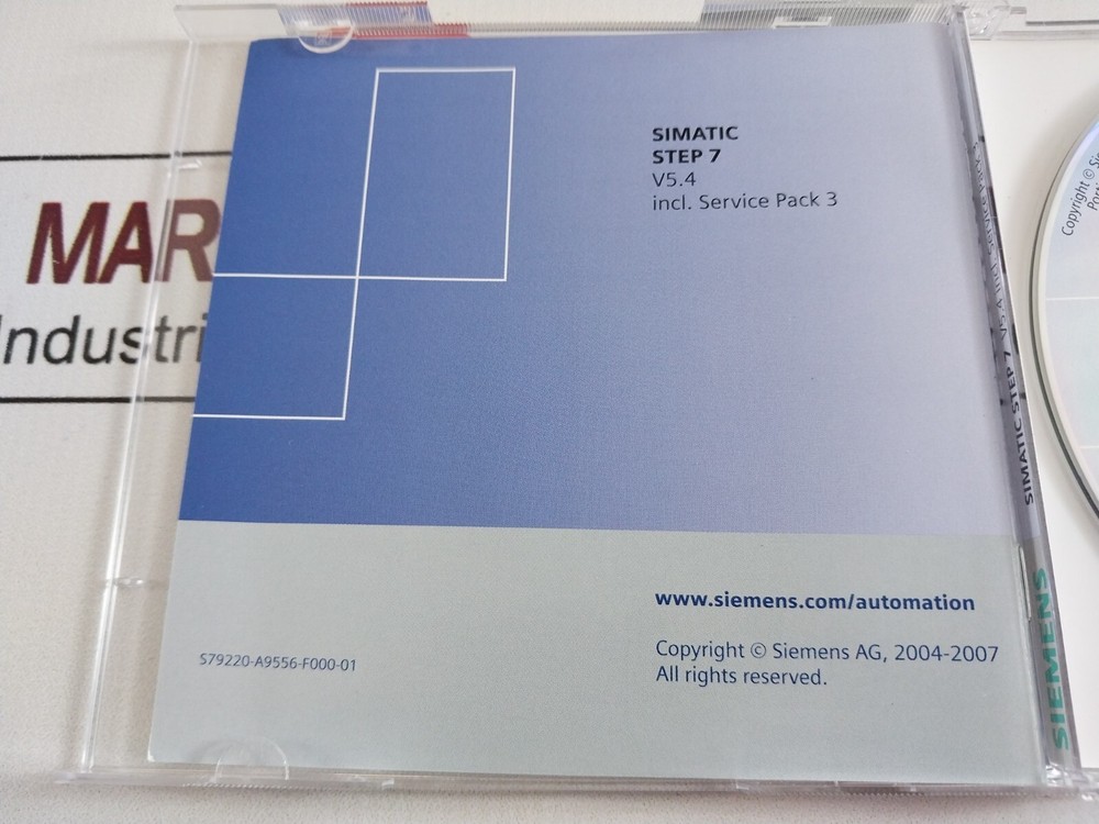 Siemens 6es7810-4cc07-0ye5 compact disc step 7 v5.4