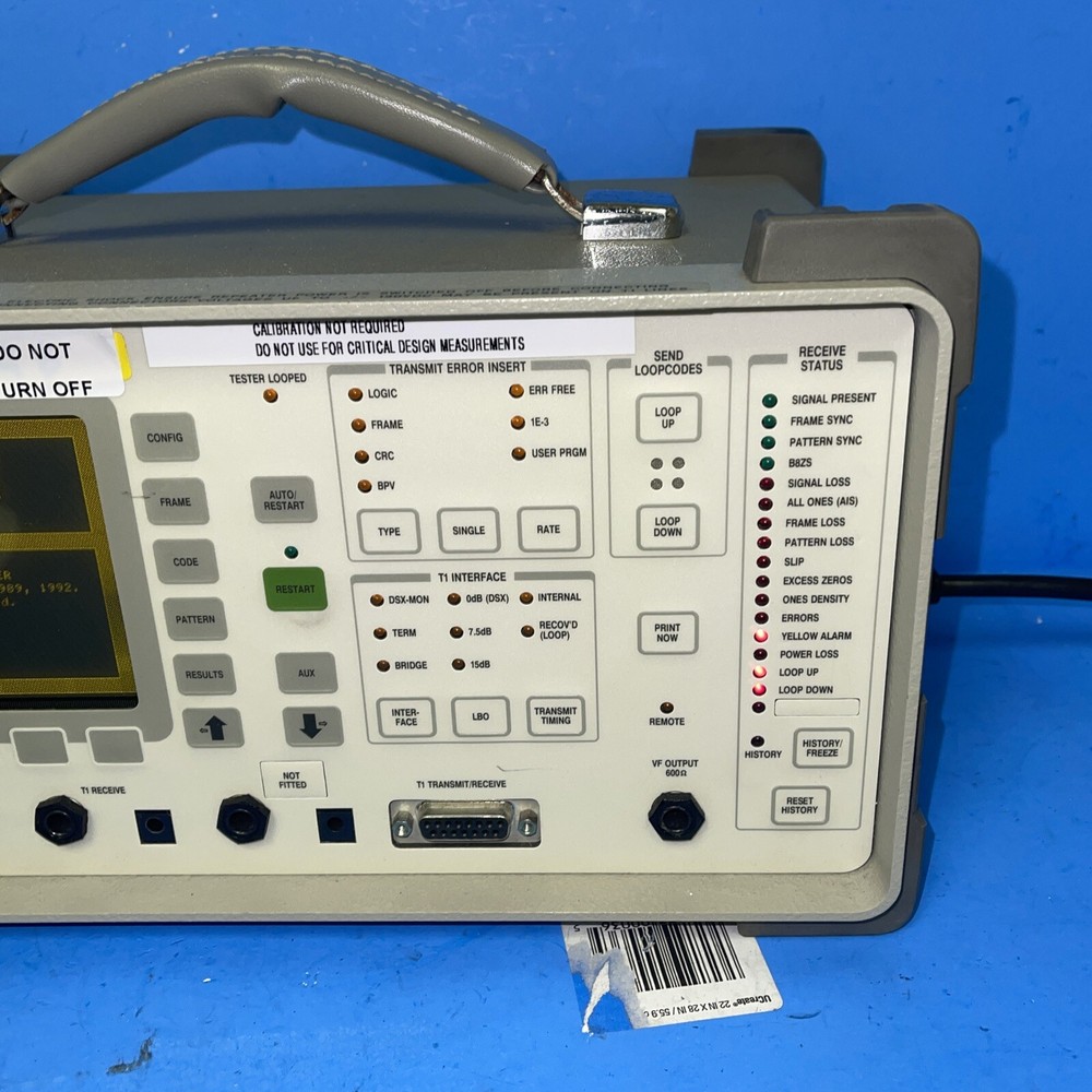 HP Hewlett-Packard 37701B T1 TESTER DATACOM TESTER