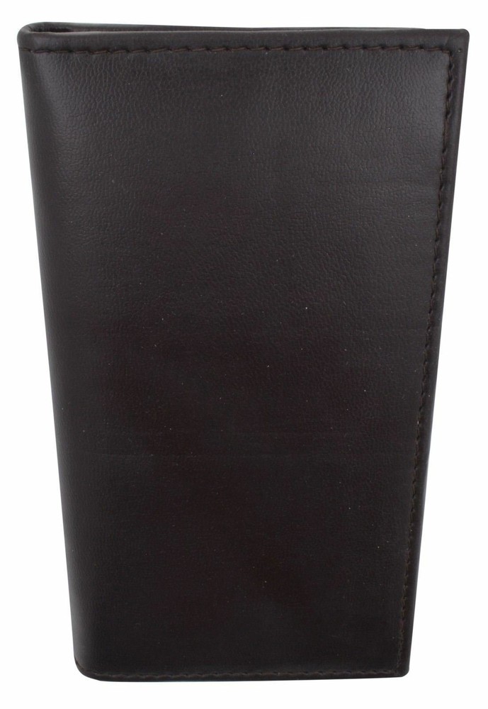 Basic Checkbook Cover BROWN NEW