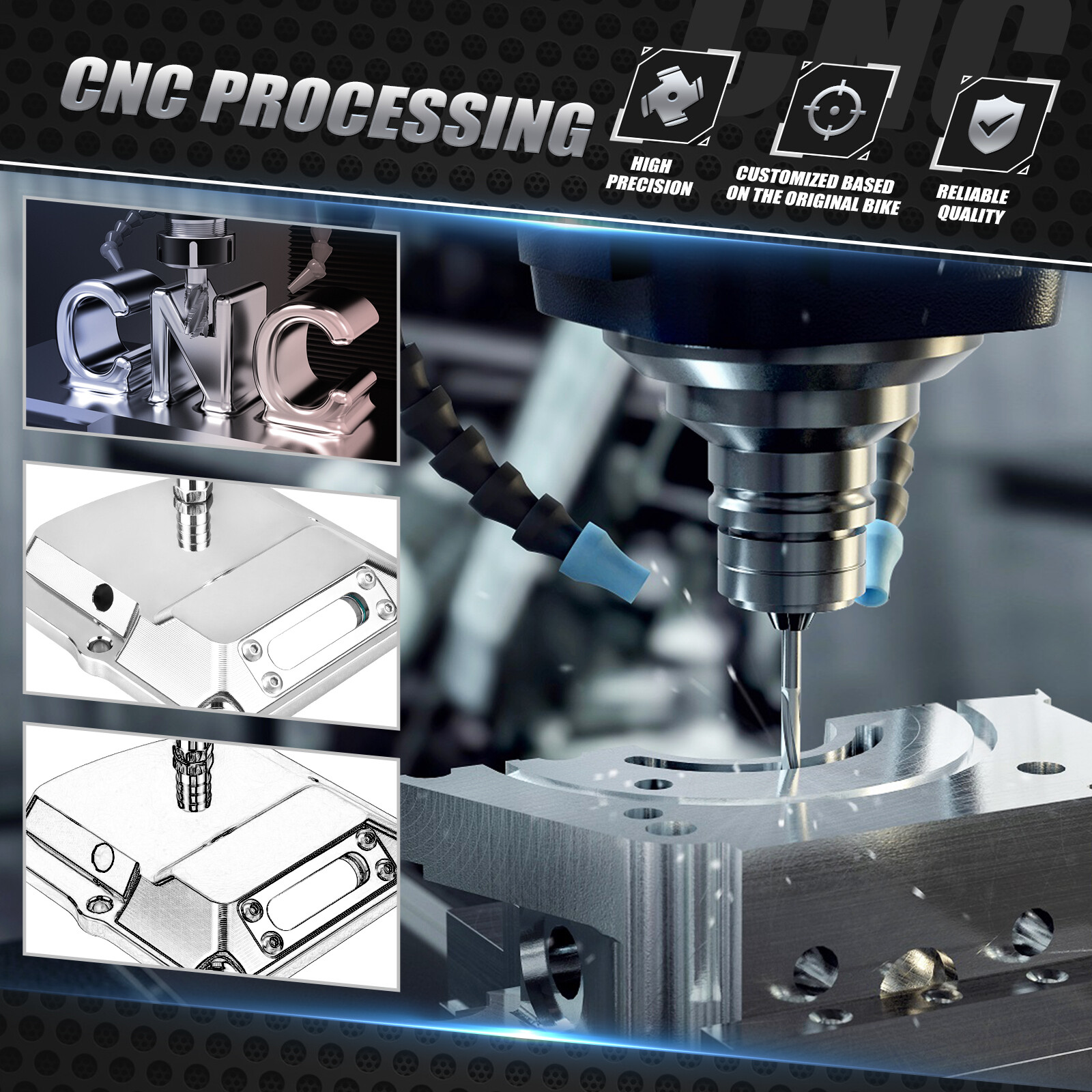 M8 Vented Transmission Top Cover For Harley Road Glide Special FLTRXS 2017-2023