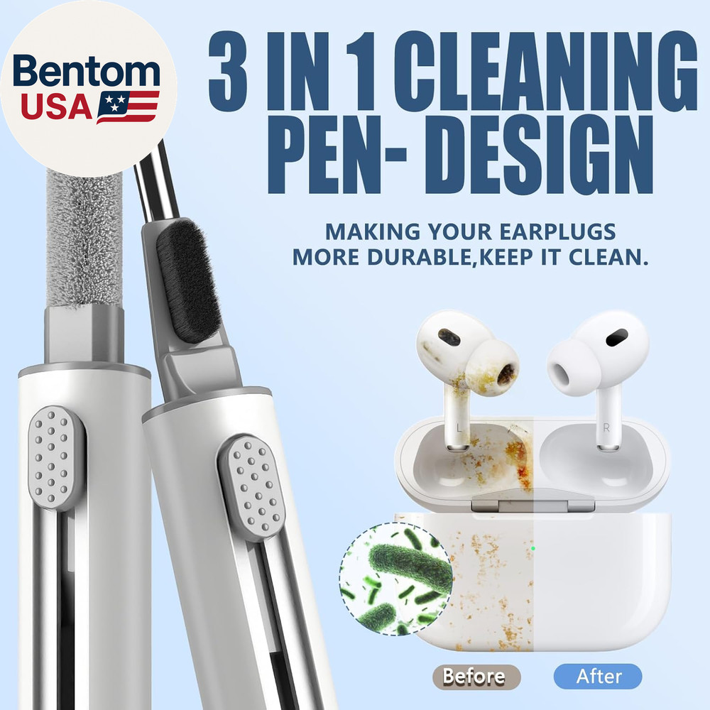 Cleaner Kit for Airpods Pro 3 2 1 Series,Multi-Function Cleaning Pen Tool for Ea