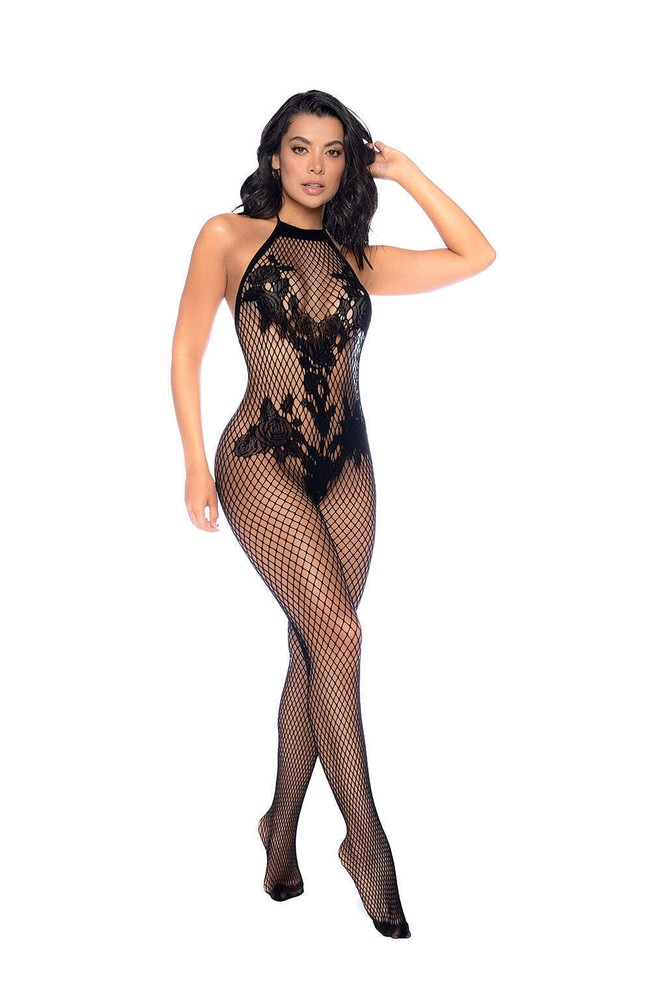Mapale 1116 Floral Fishnet Bodystocking
