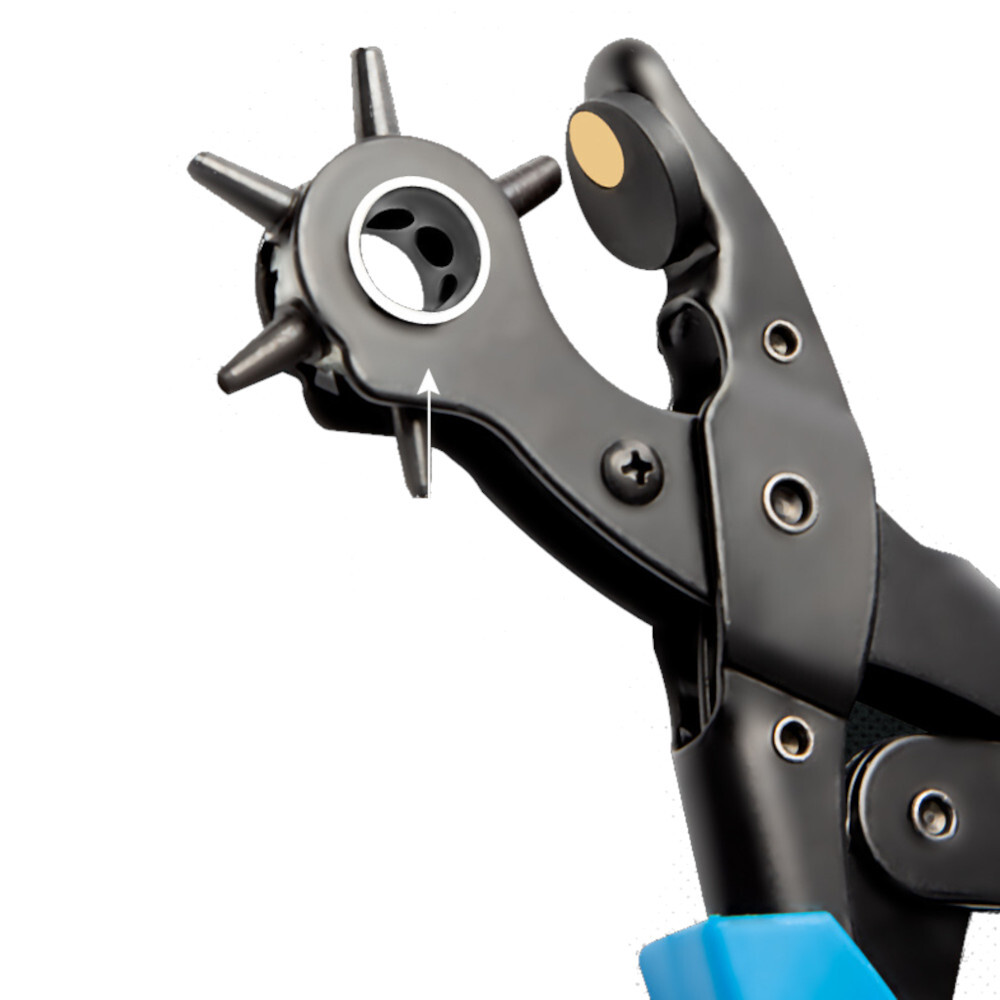Leather Hole Punch Heavy Duty Hand Pliers Belt Holes 6 Sized Puncher Tool New