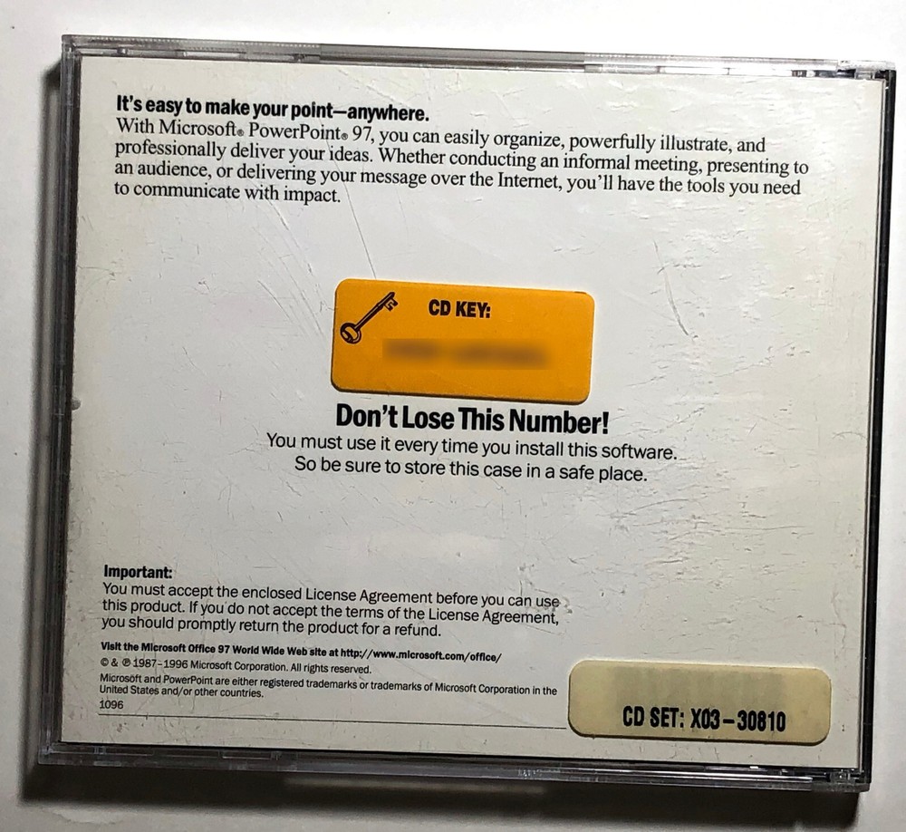 Microsoft PowerPoint 97 Upgrade