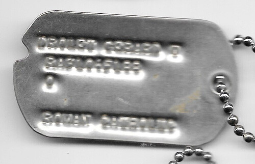 Gerard Drolet Set Of Dog Tags