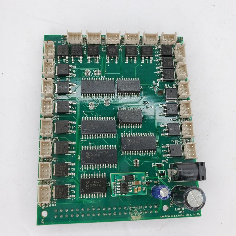Luxer One A200 PCBA Shield Locker Gen 4 PCB Control Board 620-00 REV E2b