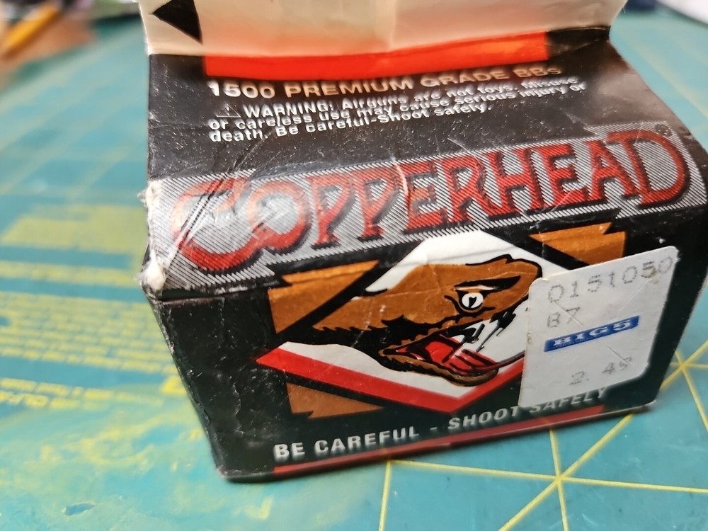 Cosman Copperhead 1500 Premium Grade BB's Half Full Box