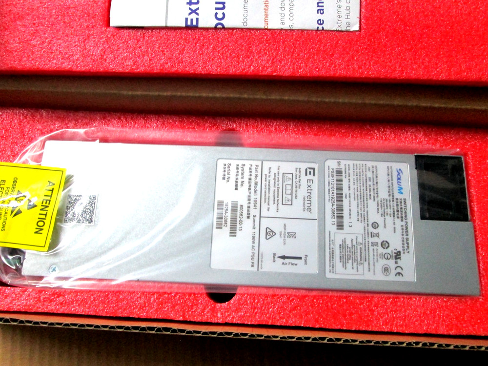 NEW - Extreme Networks 10941 -  AC Power Supply Module