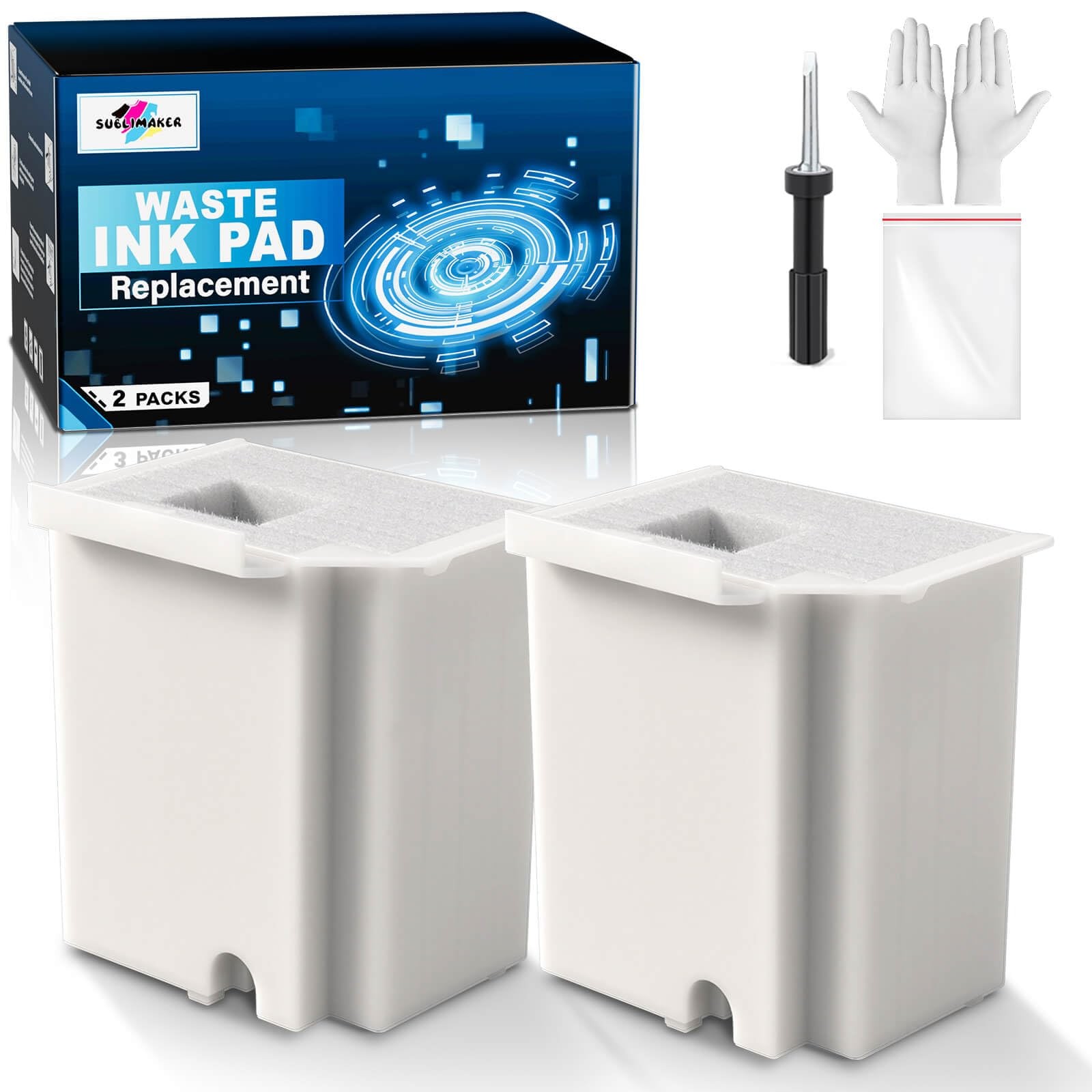 Waste Ink Pad Replacement with Reset Software for Ecotank ET-2800 ET-4800 ET-...