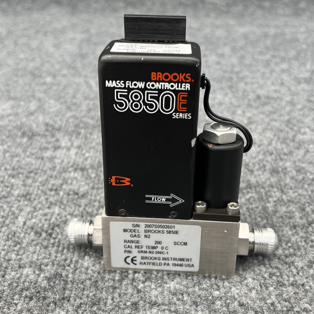 Brooks 5850E Instrument Mass Flow Controller N2 Nitrogen New