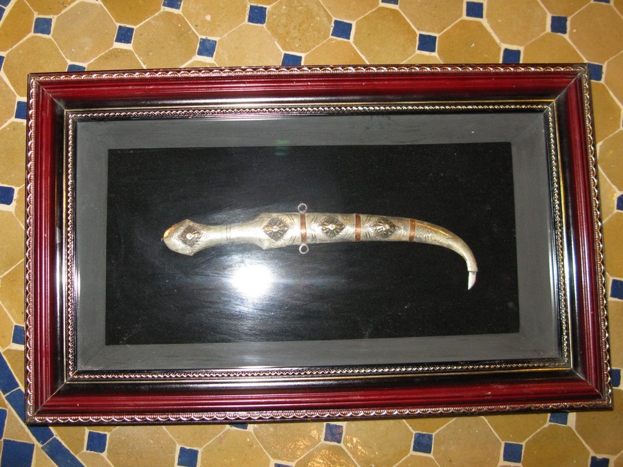 Moroccan decorative dagger-Wall hanging ancient silver decorative dagger-Dagger