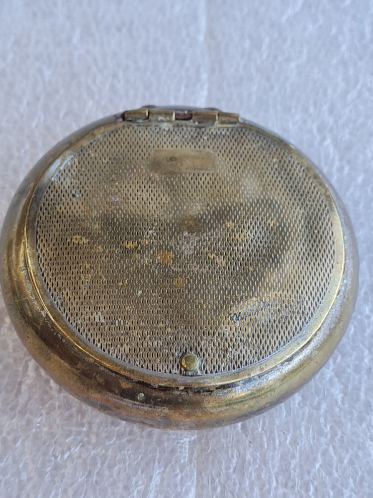 Antique Brass Miners/Snuff Tin (4)