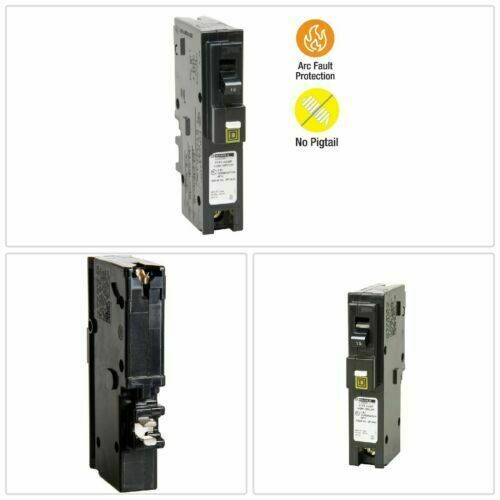 10PCS SQUARE D HOMELINE HOM115PCAFI HOM115PCAFIC 15A AFCI PLUG ON NEUTRAL NEW