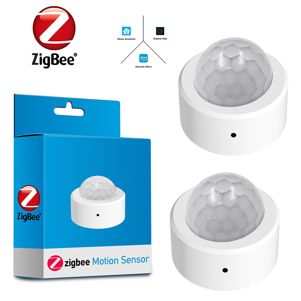 5 Zigbee Wireless Motion Sensor Detector for Alexa Smart Home Assistant Hubitat