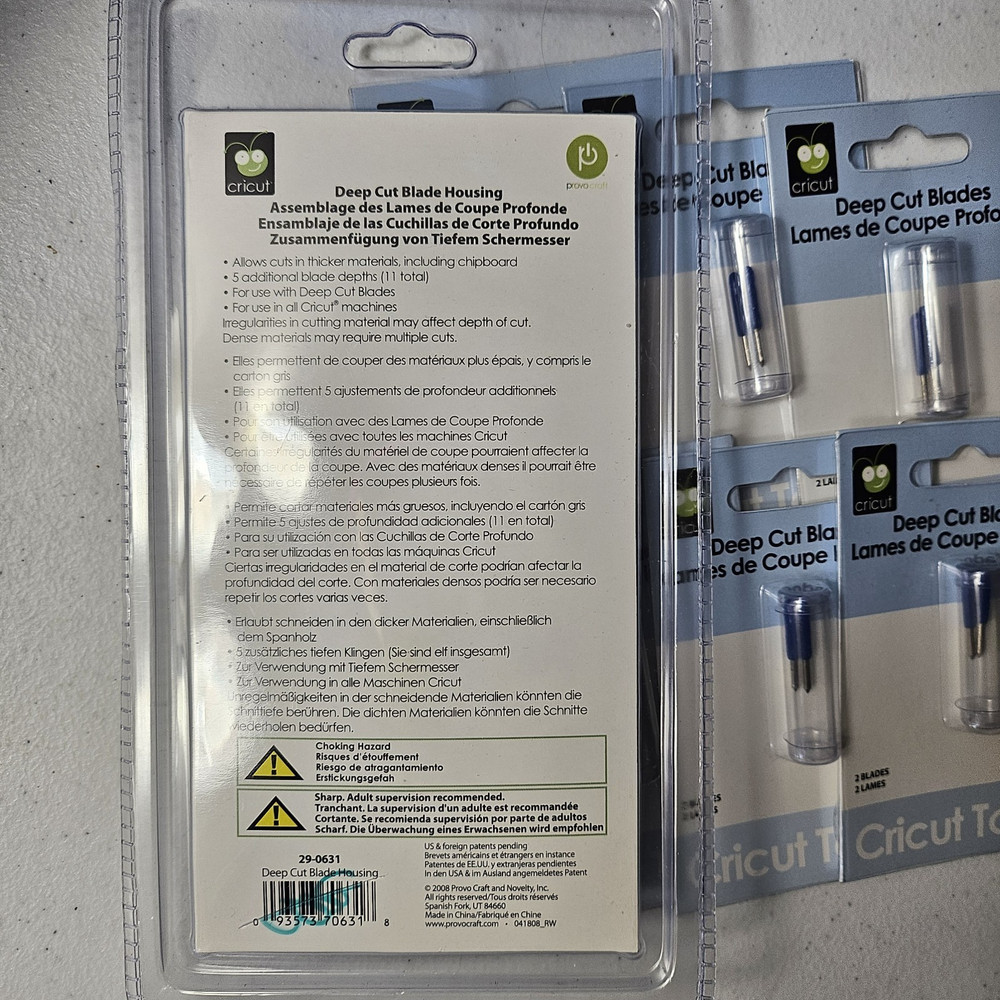 Lots Circut Tools Replacement Blades 29-0630 Deep Cut Blades