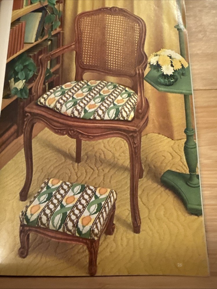 1967 McCall’s Needlepoint Step-by-Step Beginner Guide 42 Designs To Make