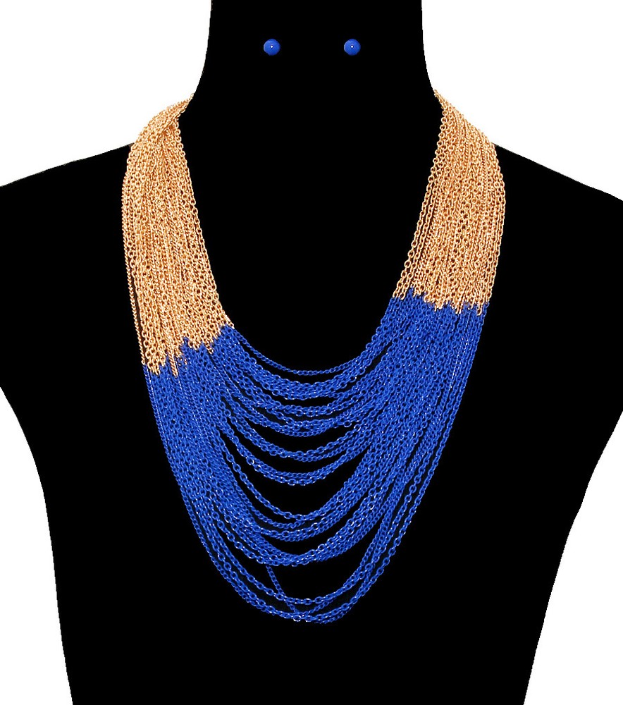 Color Chain Necklace Set