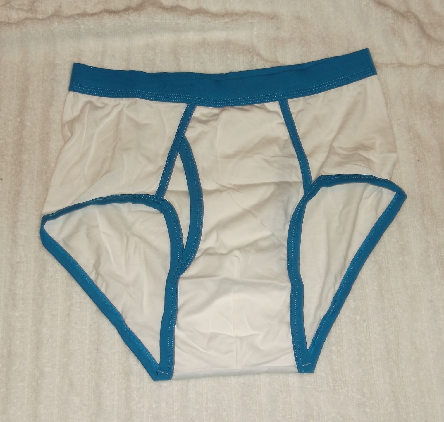 Men's Pattern / Cartoon / Colored Waistband Adult Briefs Underwear S, M, L