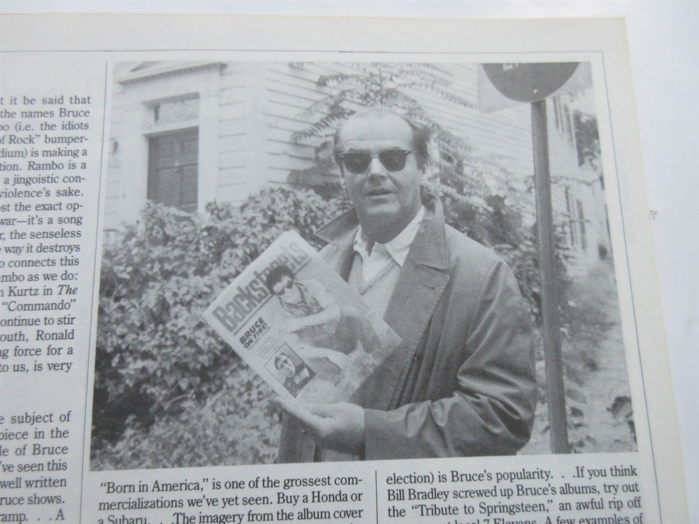 Backstreets Bruce Springsteen Magazine Fall 1985 U2 Super Bruce