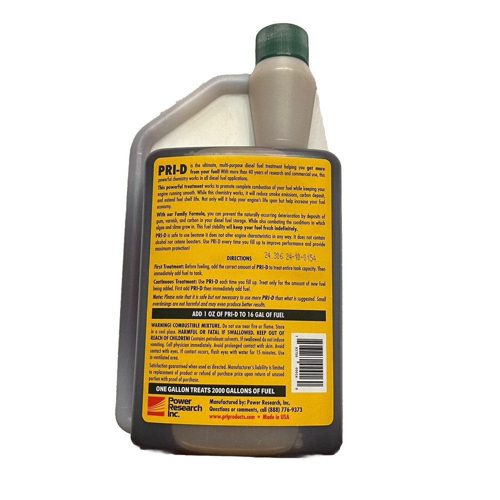 PRI-D Complete Diesel Treatment 32oz