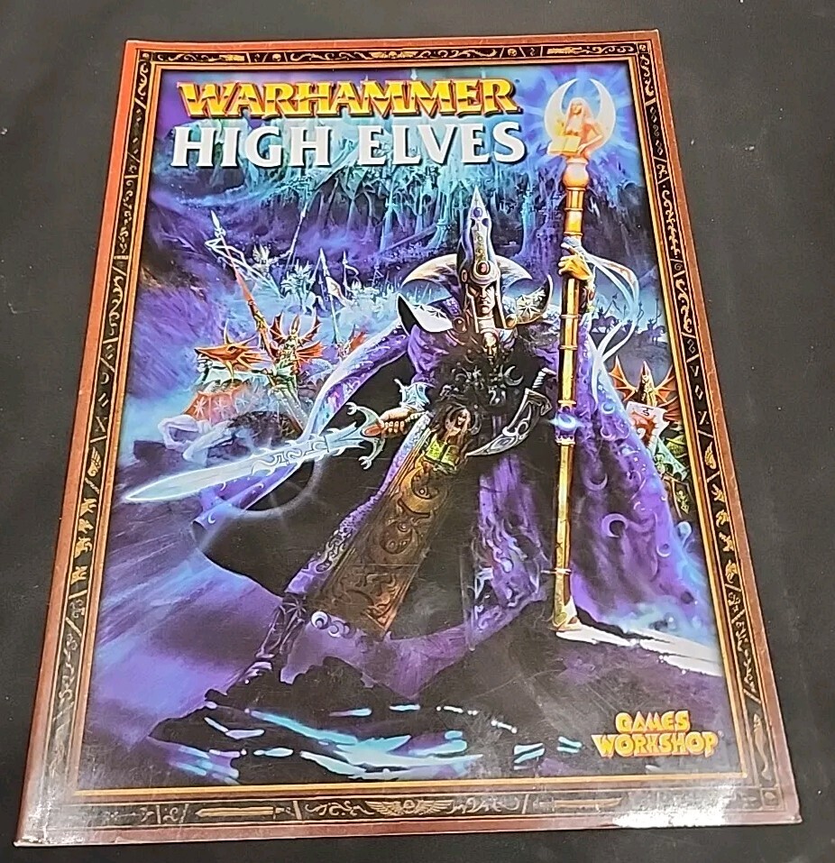 Warhammer High Elves Army Book Codex 2001 Missing Barcode