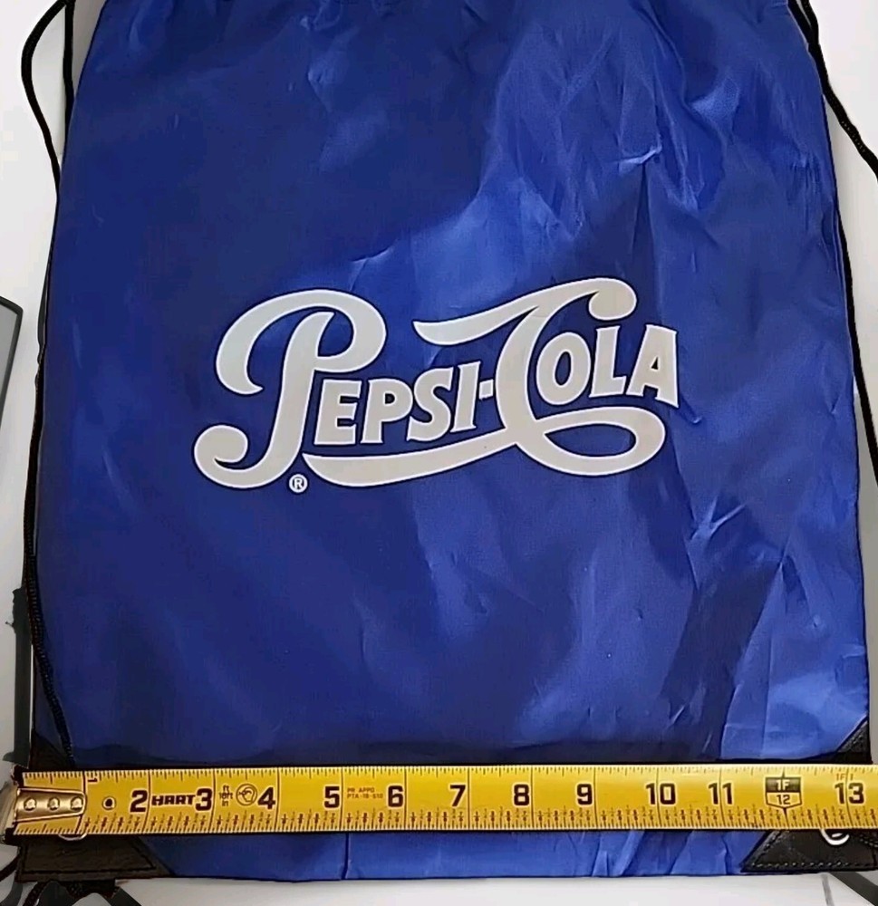PEPSI DRAWSTRING BAG ROYAL BLUE KNAPSACK BAG - SIMPLE BACKPACK