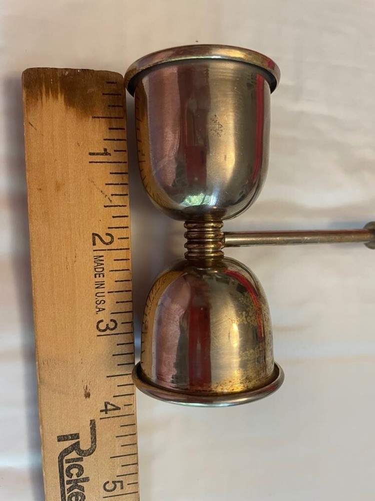 Vintage Double Shot Jigger For Bartenders, Bars