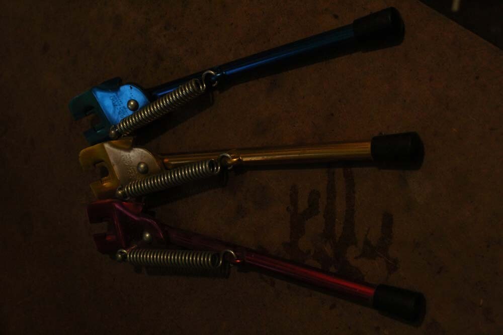 Old School BMX alloy anodized kickstands