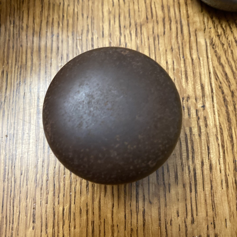 Vintage Door knobs. metal, round