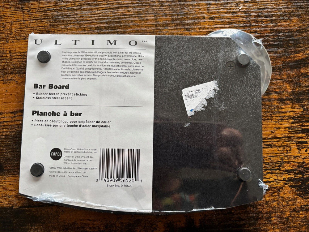 NEW Wilton Copco Ultimo Bar Board SEALED
