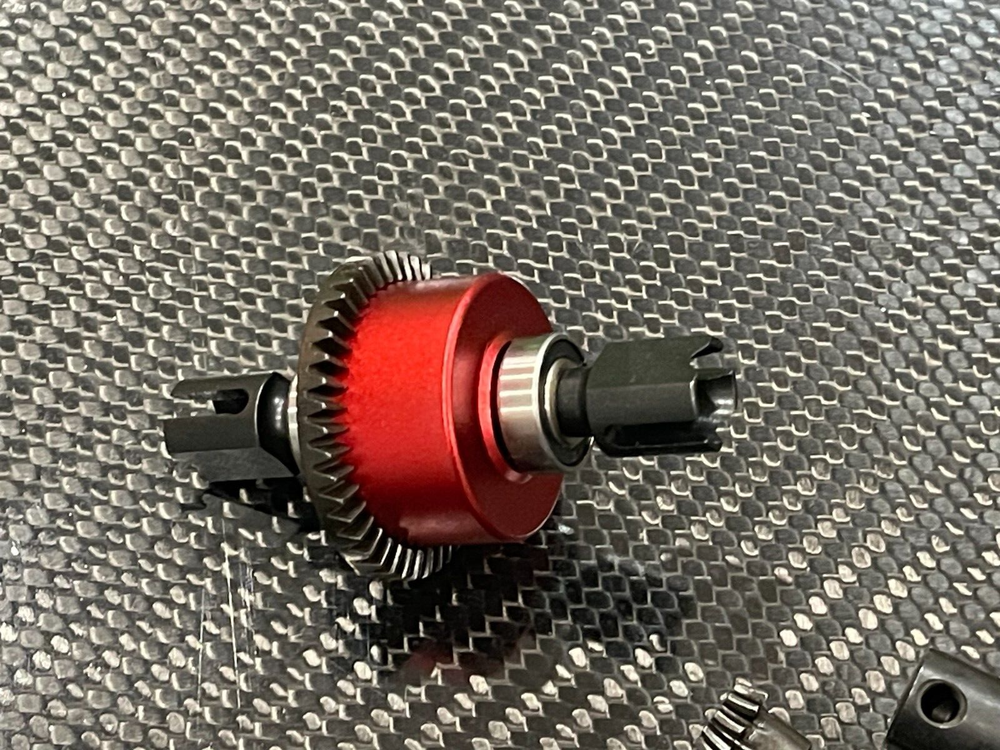 Front / Rear Differential Diff for Arrma Kraton Outcast 6s BLX Red