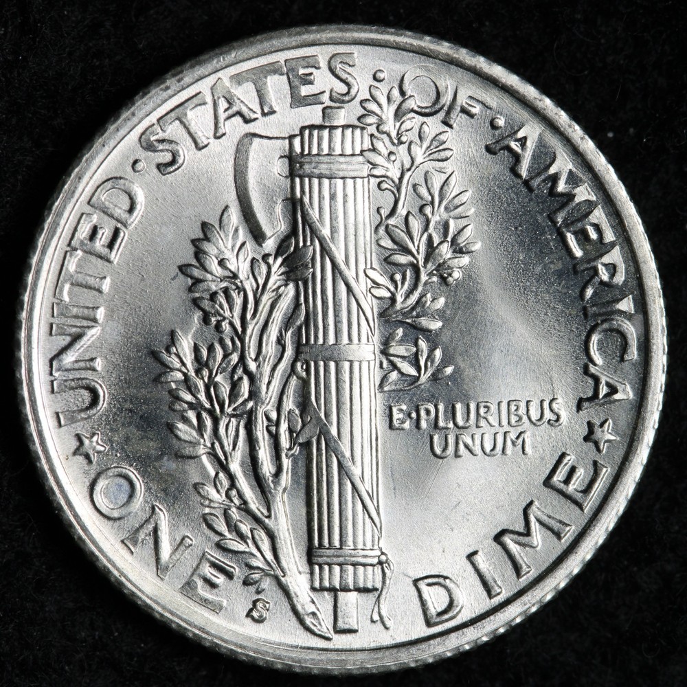 1940-S Mercury Silver Dime GEM BU *UNCIRCULATED* MS E235 WICW