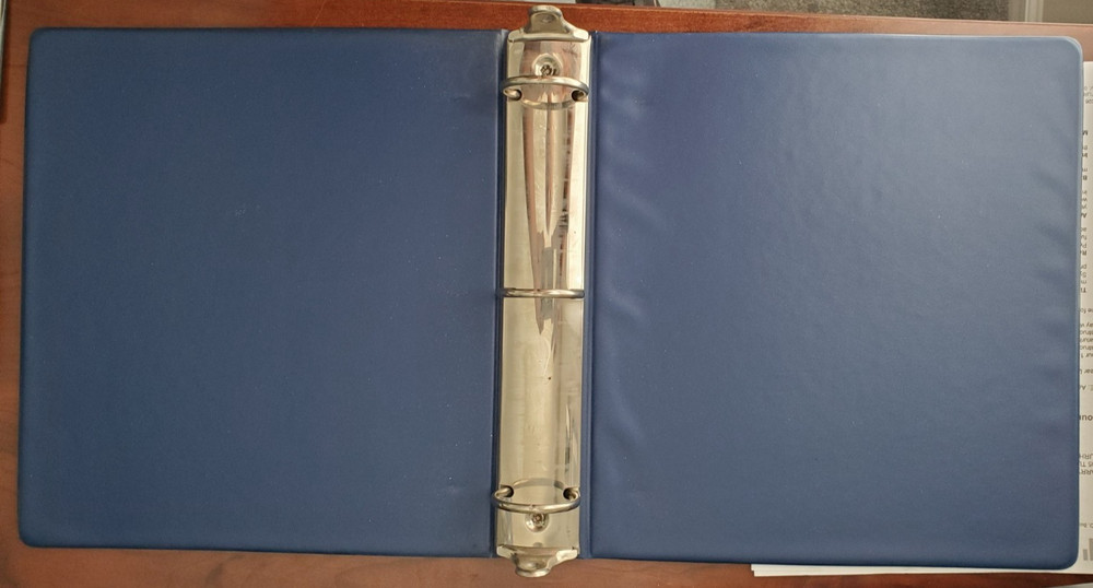 Israel 3-RING LOOSE-LEAF BINDER