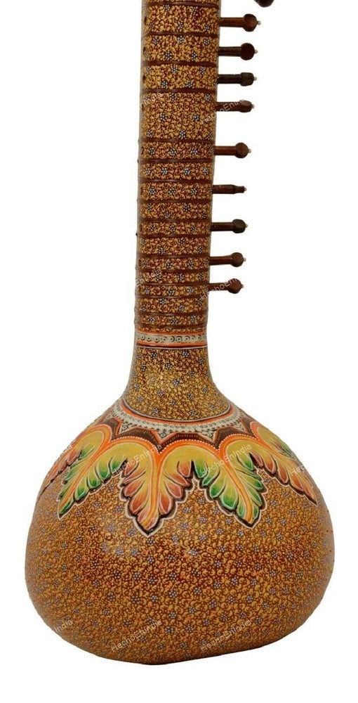 Instrument Hand Craved Work 7 Main String 9 Sympathetic String Acoustic Sitar