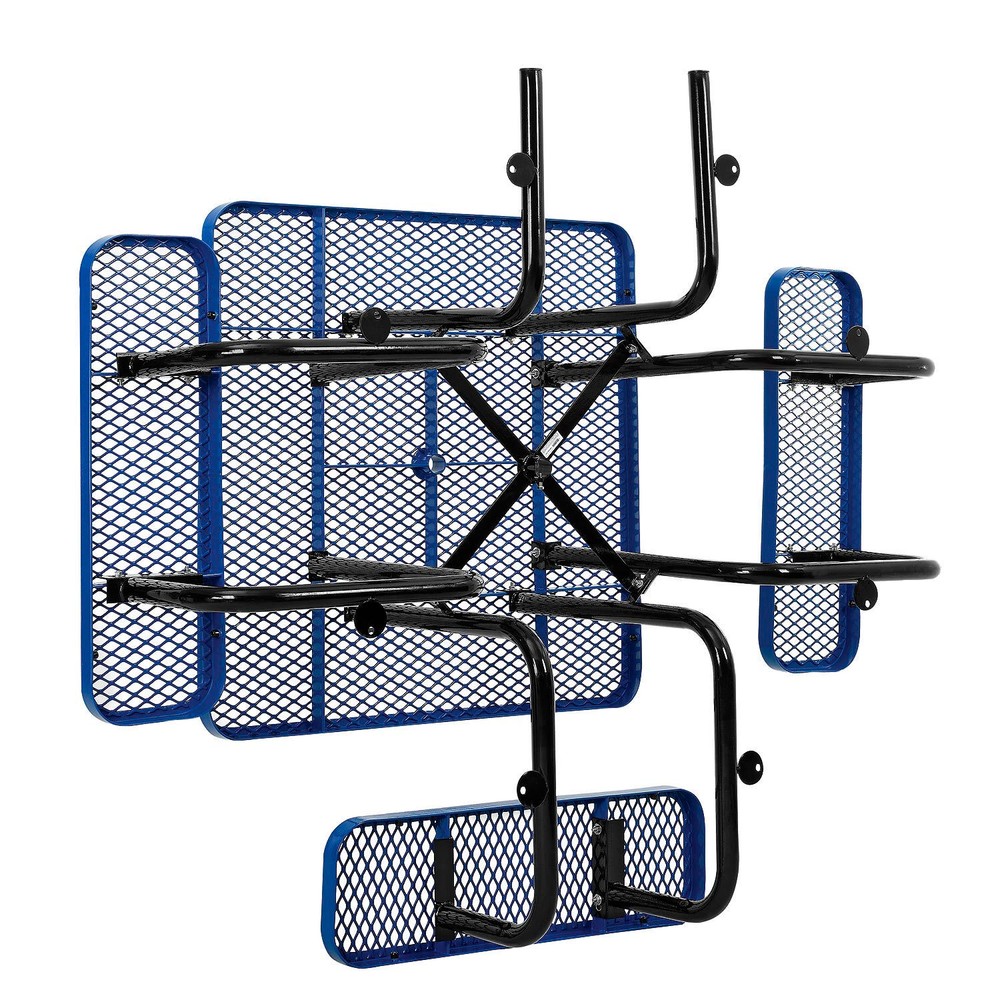 46" Wheelchair Accessible Square Picnic Table Surface Mount Blue