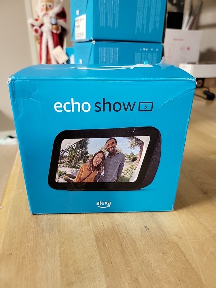 Amazon Echo Show 5 (3rd Generation) - Charcoal-New- open/ damaged box