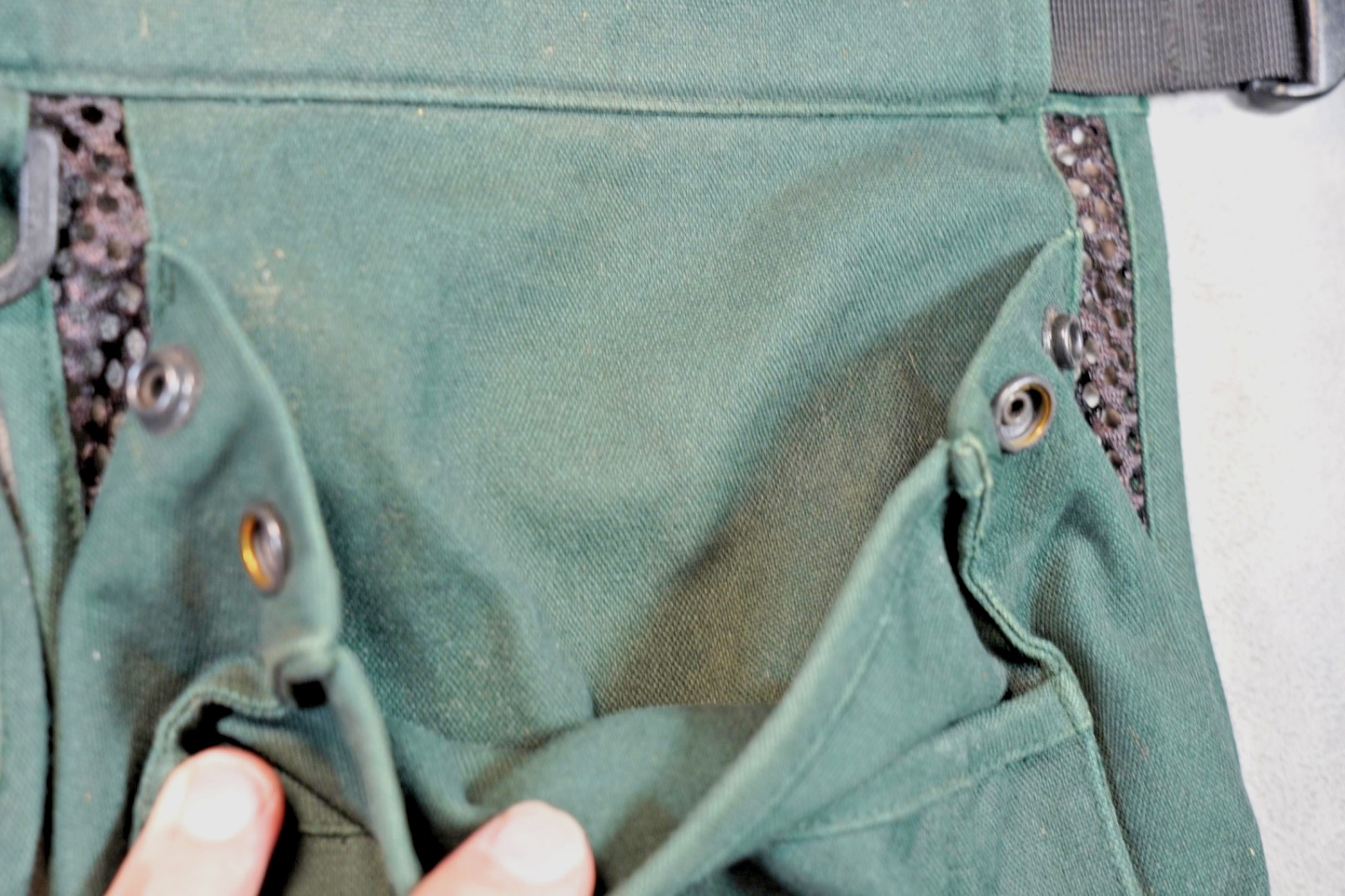 Cabelas 3 Pouch Game Bag Waist Belt L Green Hunting Shooting Adjustable