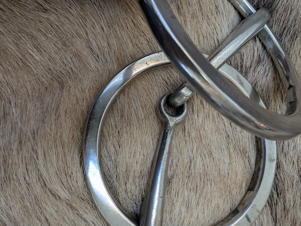 QUICK Loose Ring Snaffle Bit Weighted •VINTAGE• RARE