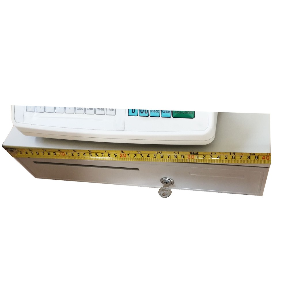 Max. 33lb Electronic Scale w Cash Box, Thermal Printer, Double Sided Display