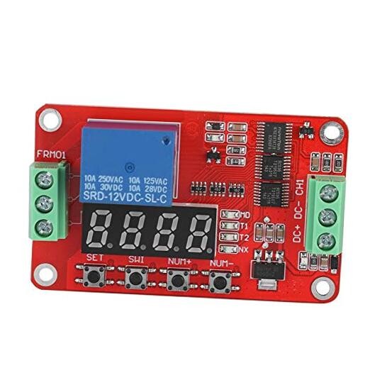 FRM01 Multifunction Infinite Loop Timing Self-Lock Relay Cycle Timer Module