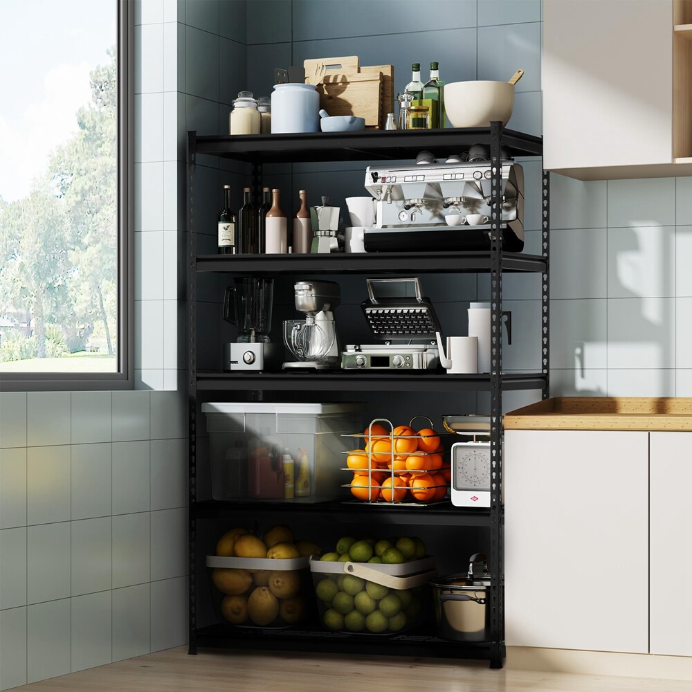 48”Wx 24”Dx72”H Heavy Duty Shelving 5Tier Storage Shelves Adjustable Metal Shelf