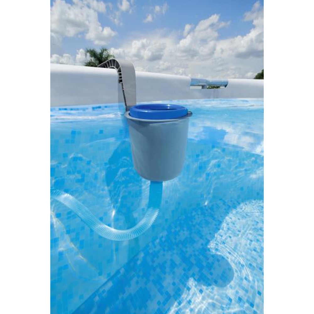 Bestway Flowclear Wall Mounted Automatic Swimming Pool Surface Skimmer, 4 Pack