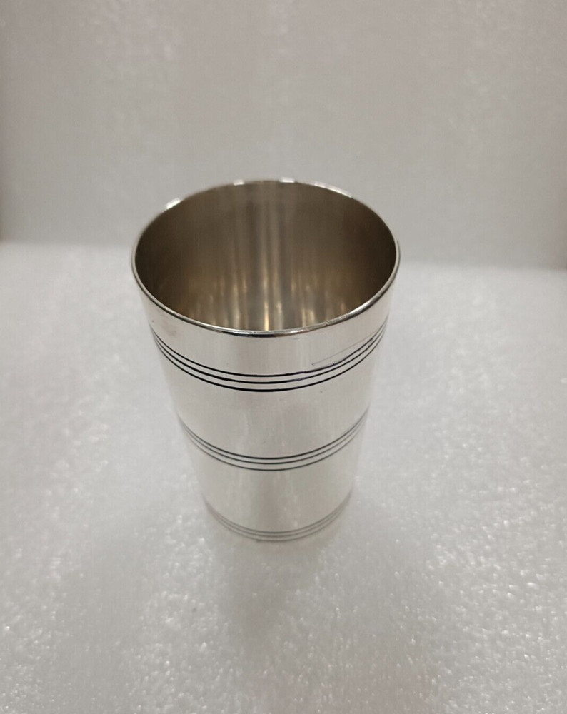 Kiddush glass Judaica silver plated