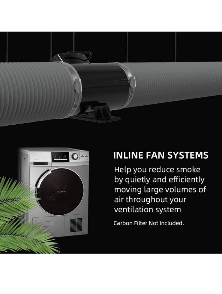 Ventifan 4inch inline fun for HVAC Ventilation