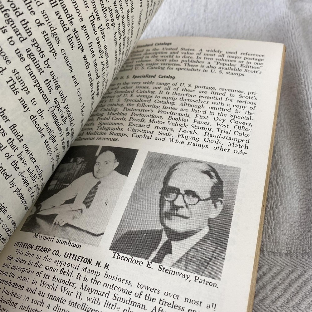 Vintage 1973 Stamp Collector's Handbook Samuel Grossman Philately Book Guide