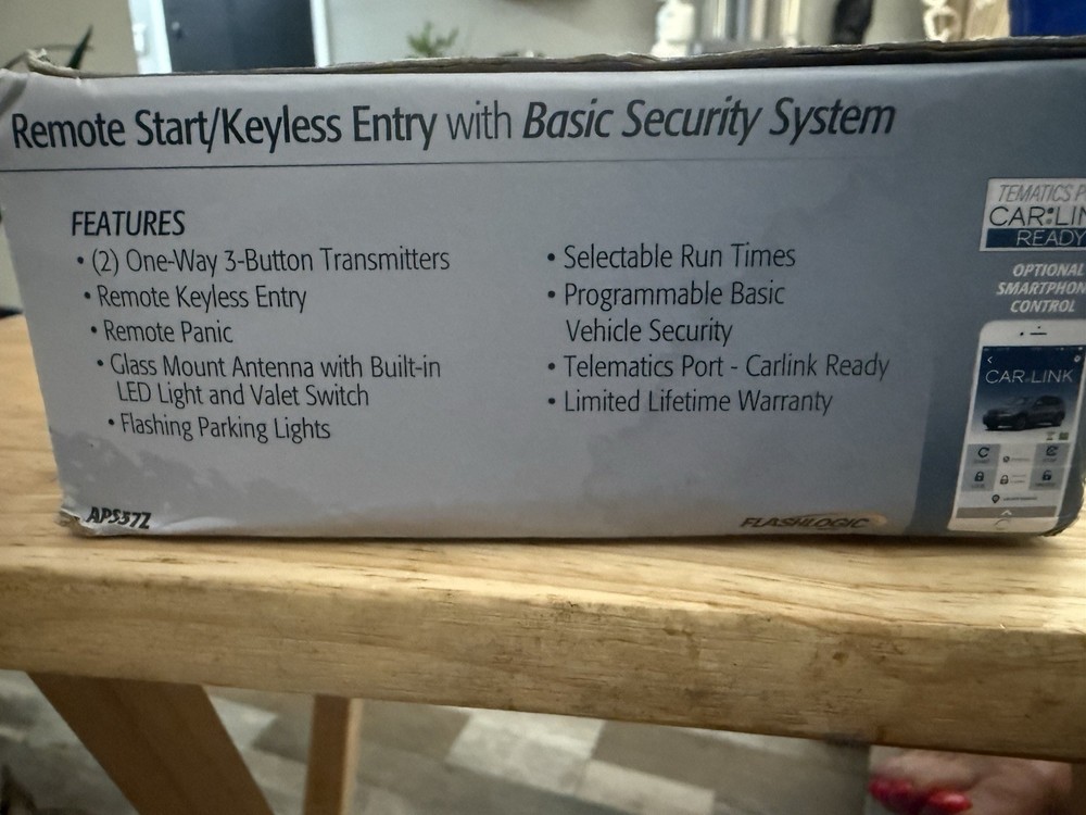 Prestige APS57Z APS57Z Remote Start Keyless Entry Basic Security Car Alarm Kit