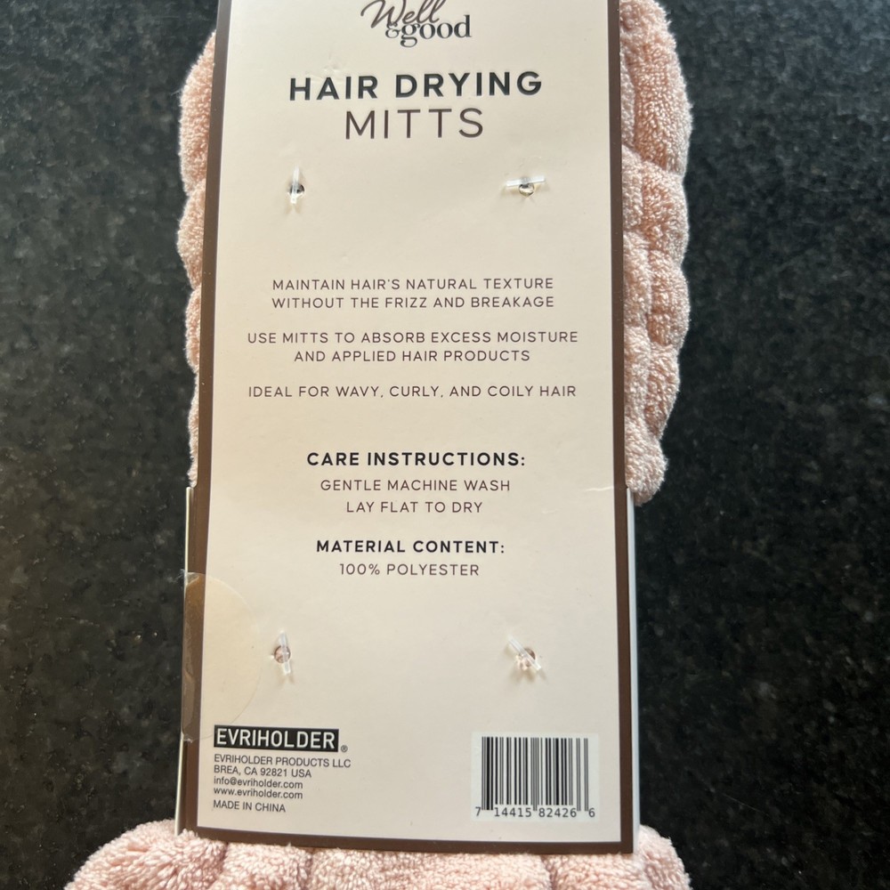 Well & Good Hair Drying Mitts