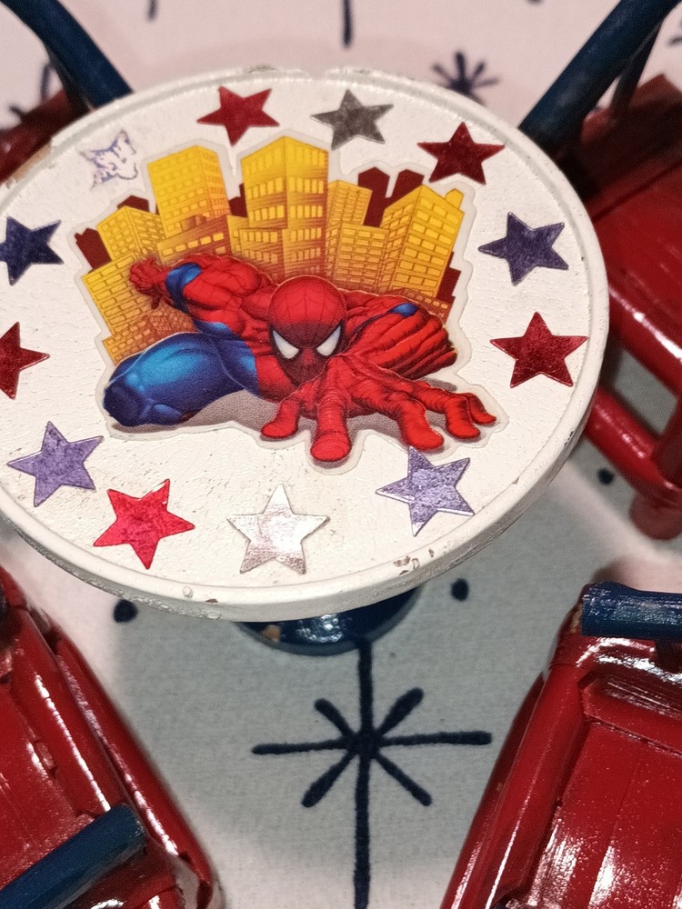 Spider Man Mini Bamboo Table Set