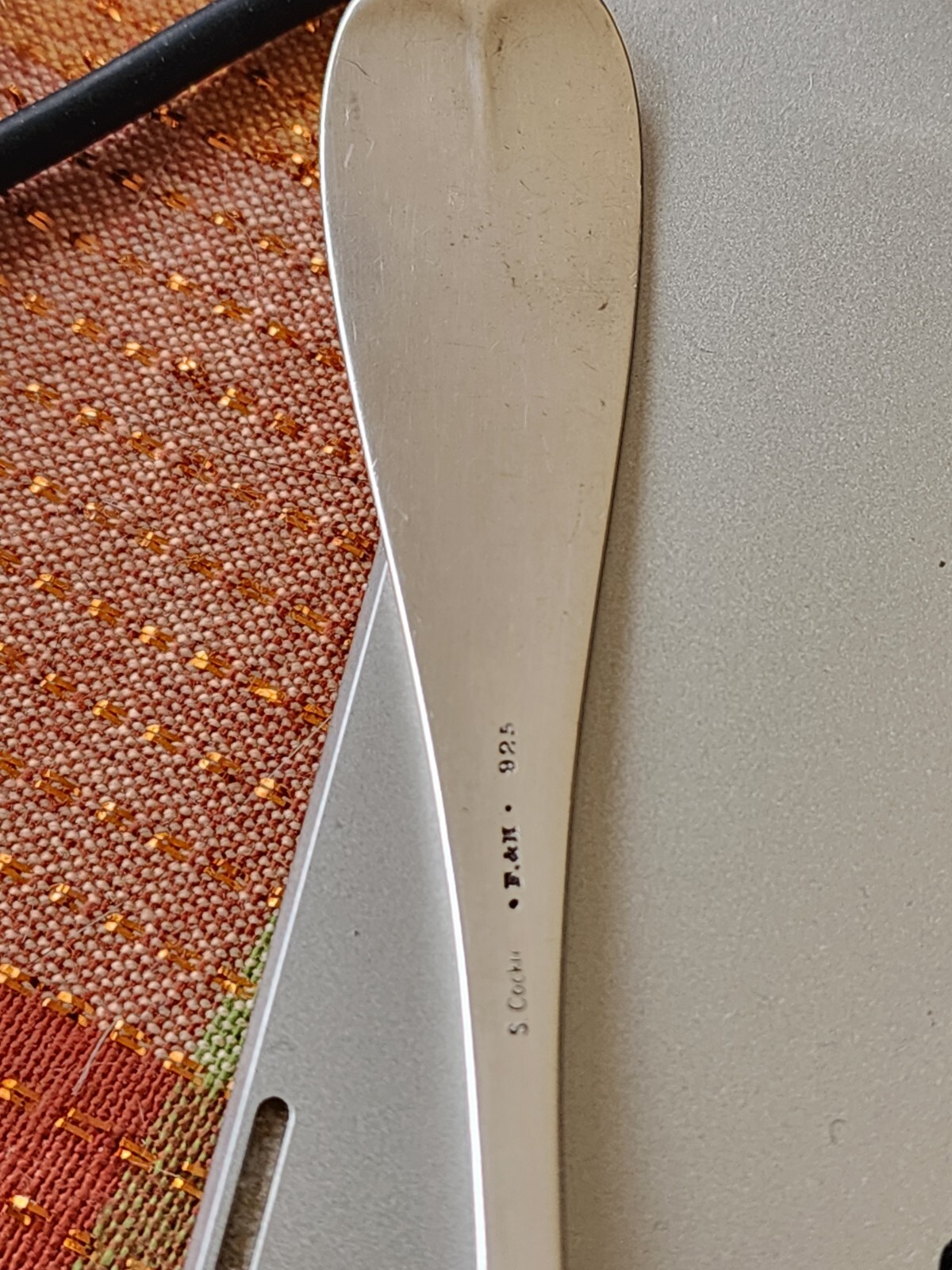 STERLING silver Pie dessert Server Farrington & Hunnewell 19th century